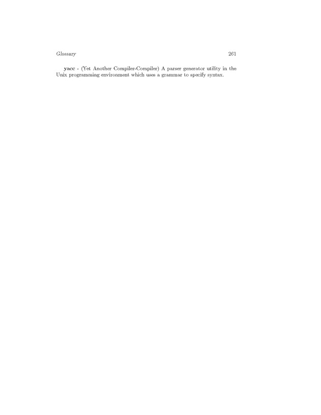 Compiler Design: Theory, Tools, and Examples - Page 261